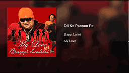 Dil Ke Panno Pe Lyrics - Bappi Lahiri