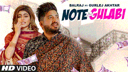 Note Gulabi Lyrics - Balraj | Gurlej Akhtar
