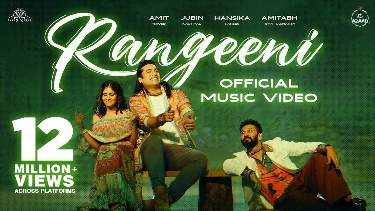 रंगीनी Rangeeni Lyrics - Amit Trivedi | Hansika Pareek by AT Azaad