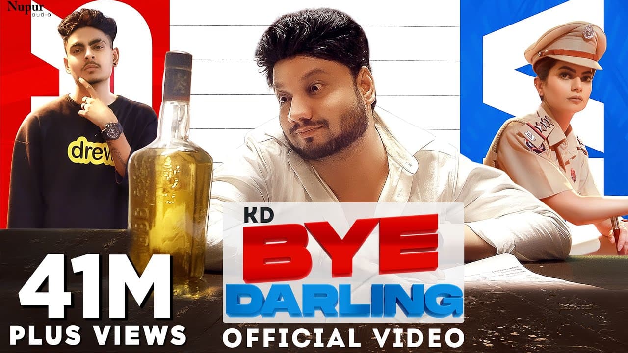 Bye Darling Lyrics - Sagar Pop | Fiza Choudhary | KD by Nupur Audio