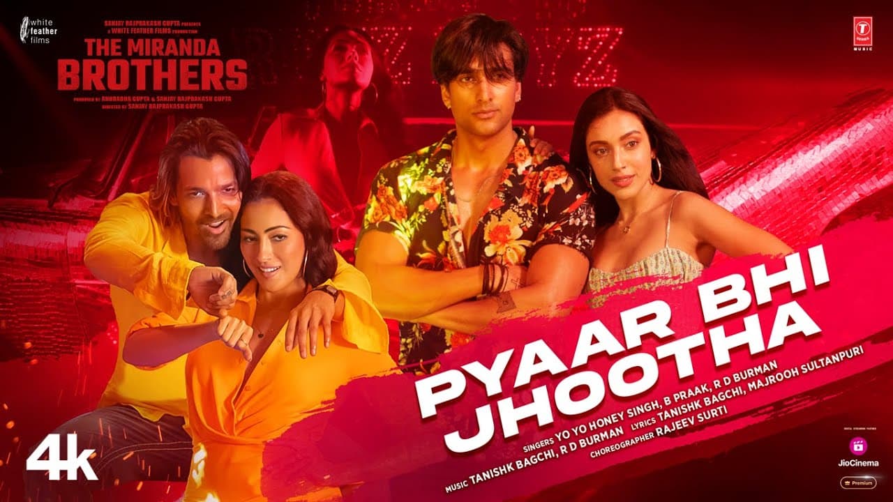 प्यार भी झूठा Pyaar Bhi Jhootha Lyrics - Harshvardhan Rane | Jeniffer Piccinato | Rahul Dev | B Praak | R. D. Burman by T-Series