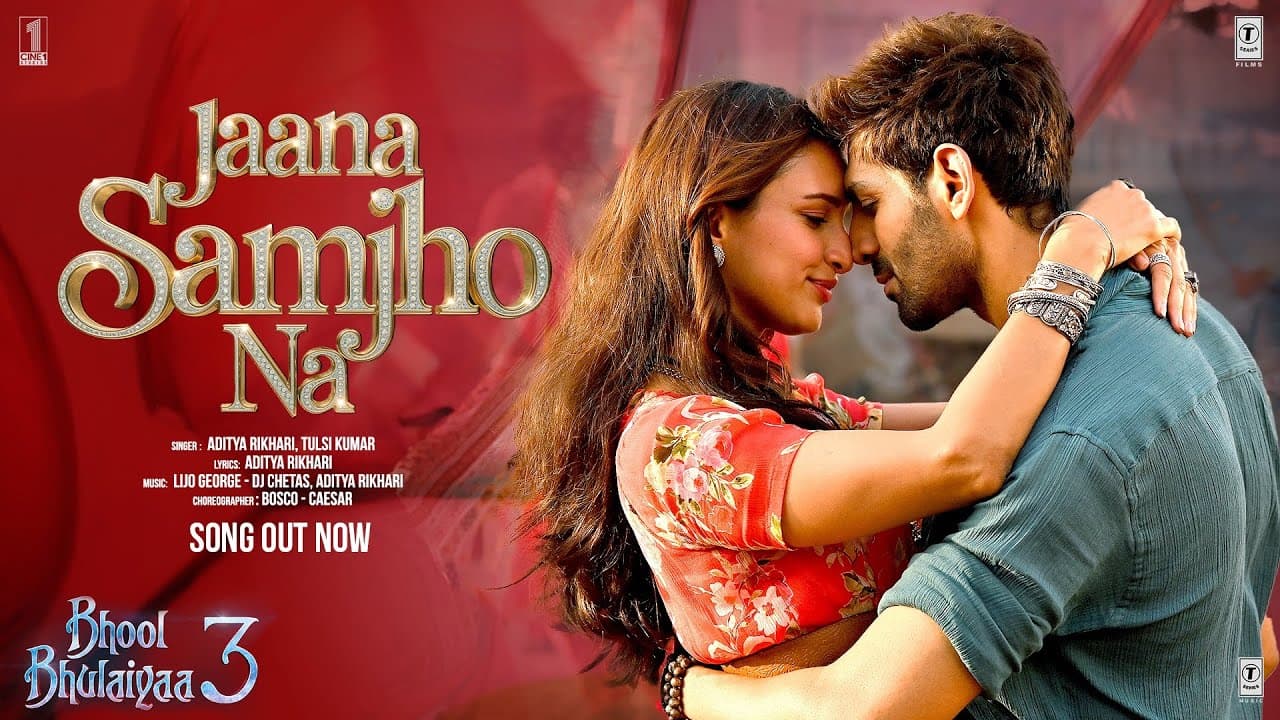 जाना समझो ना Jaana Samjho Na Lyrics - Kartik Aaryan | Vidya Balan | Madhuri Dixit | Aditya Rikhari | Tulsi Kumar by T-Series