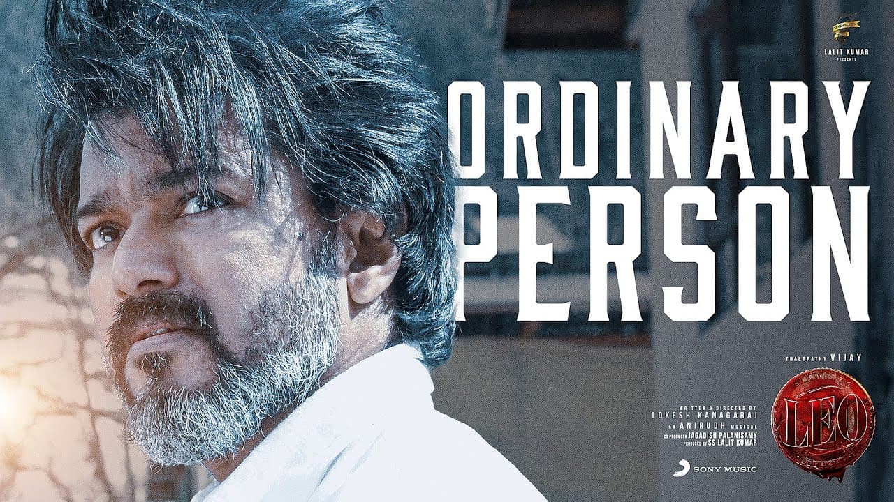 Ordinary Person Lyrics - Thalapathy Vijay | Trisha Krishnan | Nikhita Gandhi by Sony Music India