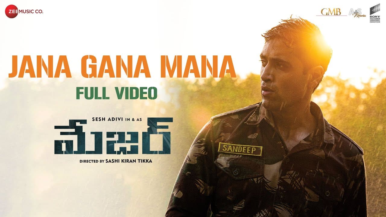 Jana Gana Mana Lyrics - Adivi Sesh | Saiee Manjrekar | Tojan Toby | Sricharan Pakala by Zee Music Company
