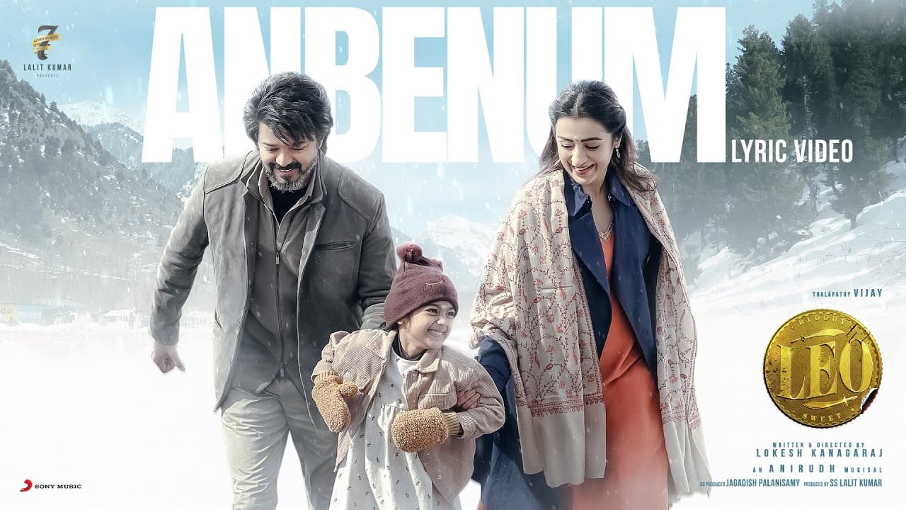 Anbenum Lyrics - Thalapathy Vijay | Trisha Krishnan | Anirudh Ravichander | Lothika by Sony Music India
