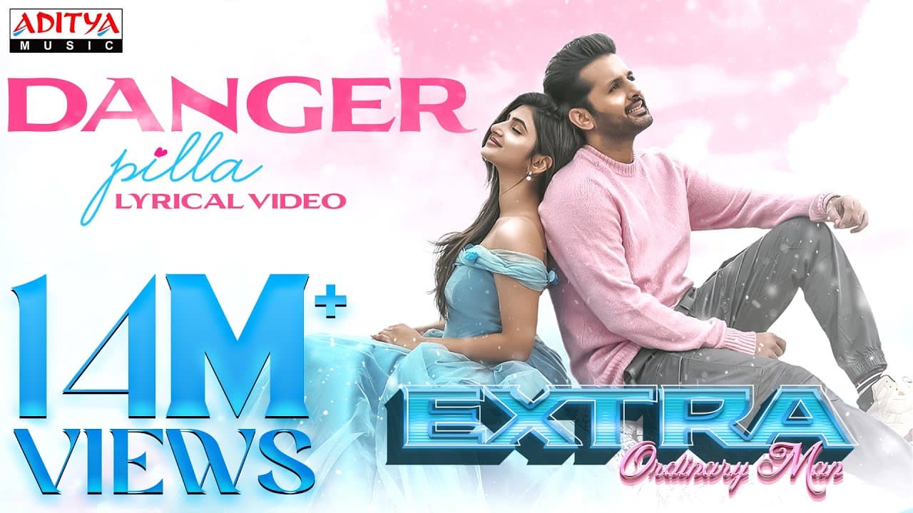 Danger Pilla Lyrics - Nithiin | SreeLeela | Armaan Malik by Aditya Music