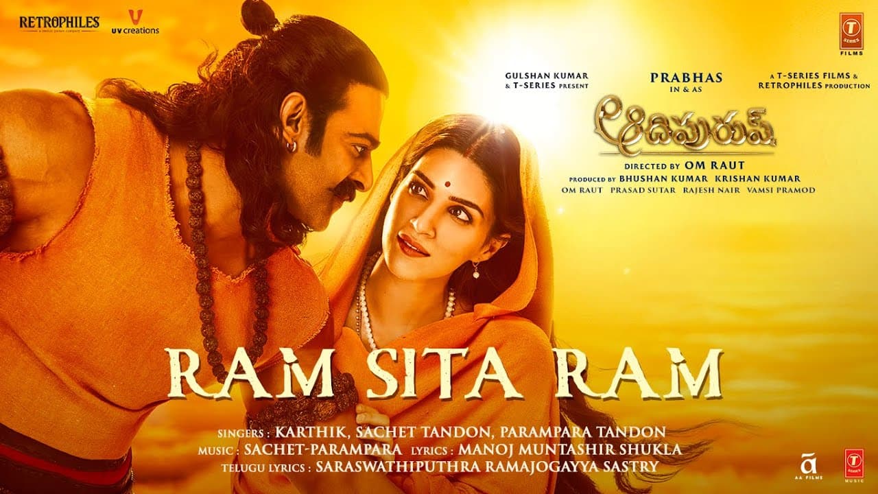 Ram Sita Ram Lyrics - Prabhas | Kriti Sanon | Sachet Parampara by T-Series